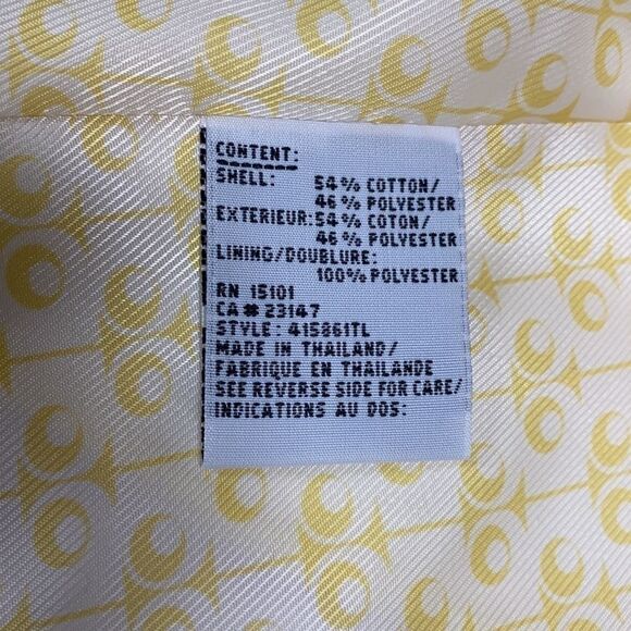 Talbots Petite Yellow All Weather Jacket Size Small Petite - Picture 3 of 11